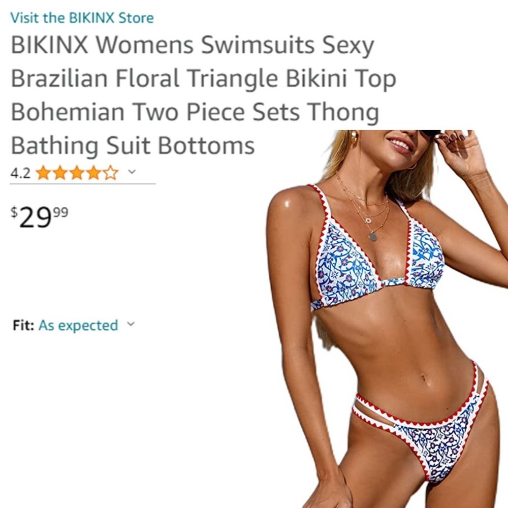 BIKINX Sexy Bohemian Triangle Bikini Set   NEW WITH TAGS! - Picture 13 of 16
